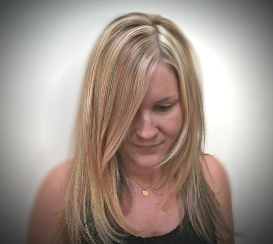 blonde highlights